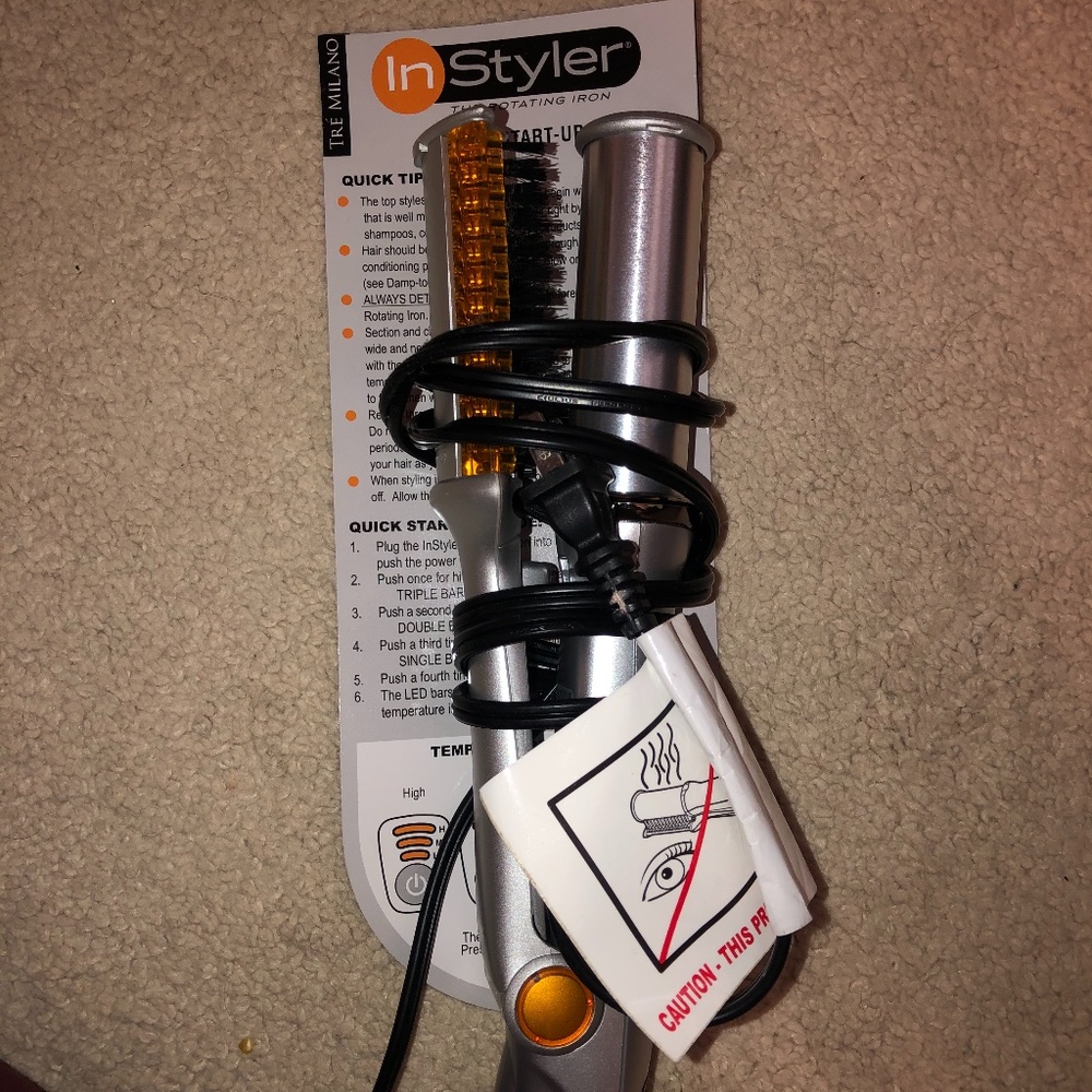INSTYLER ORIGINAL ROTATING HOT CURLING IRON!